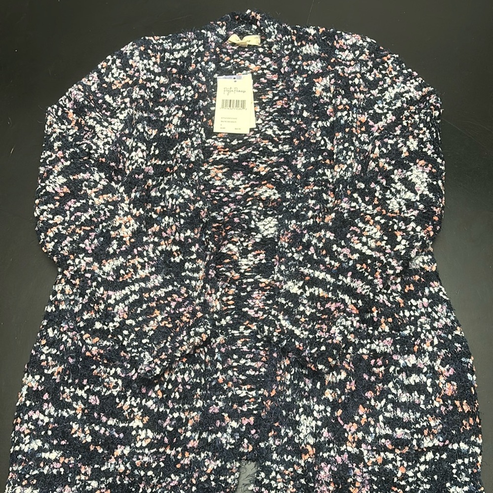 Peyton Primrose Multicolor Cardigan S NWT